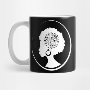 Science on the Afro (Light Design) Mug